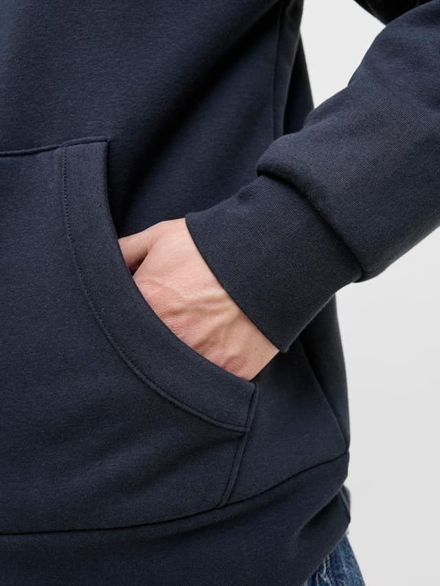 Detalle de JACK & JONES Jprblumason Teddy Sweat Zip con cappuccio da uomo