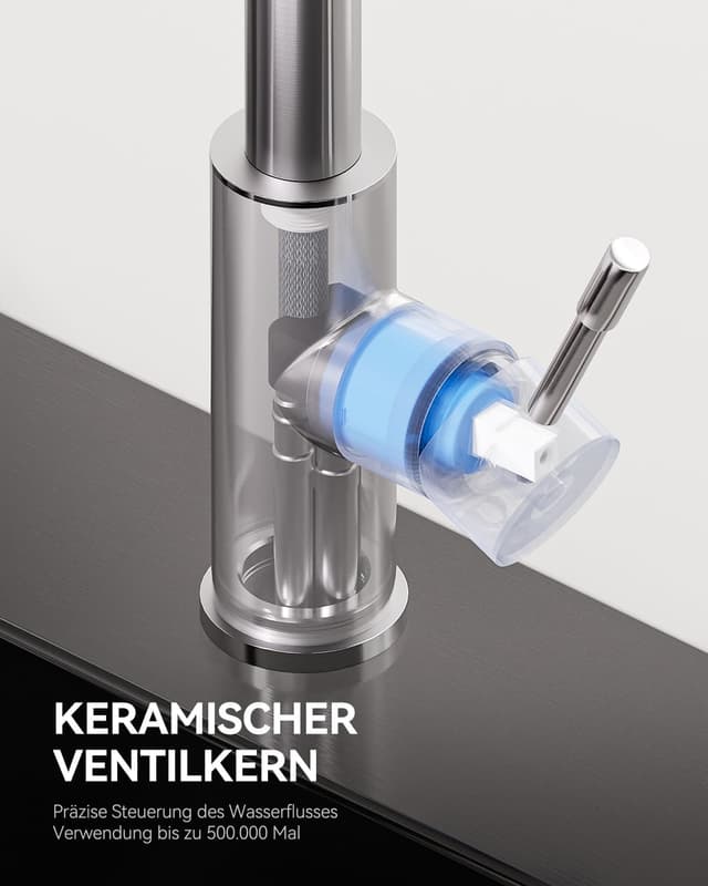 Thumbnail 4 de Sofetiy Küchenarmatur Ausziehbar Edelstahl 360°