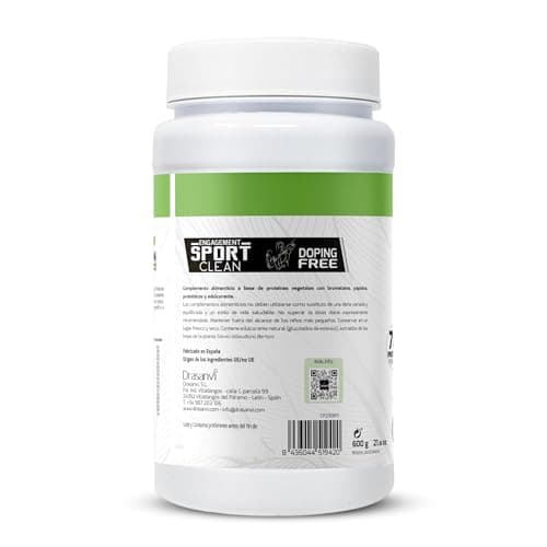 Detalle de Prote铆na Vegana Sabor Brownie Sport Live Drasanvi 馃崼