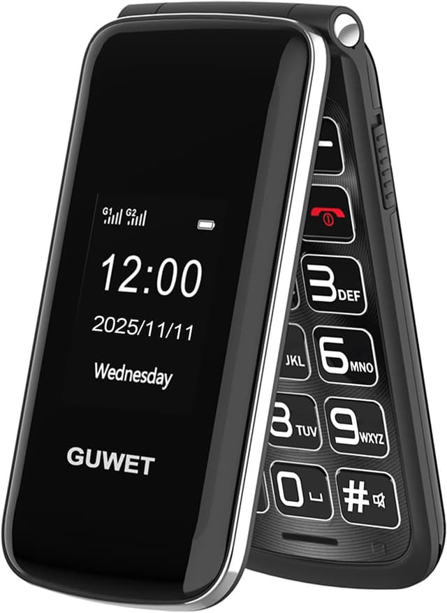 Imagen de Guwet 2G Big Button Flip Phone Elderly en OfertitasTOP
