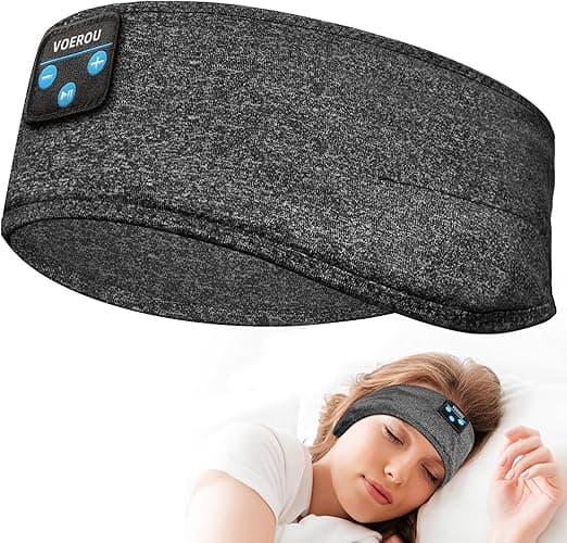 Detalle de Voerou Diadema Deportiva Bluetooth: Comodidad para Dormir 😴