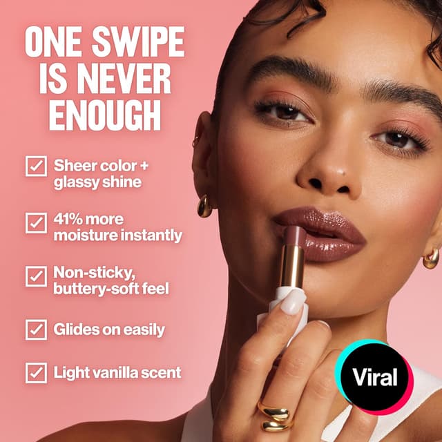 Detalle de REVLON Super Lustrous Glass Shine Balm 0.11 oz