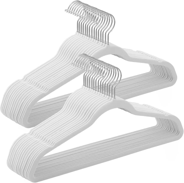 Imagen de SONGMICS Percha de Terciopelo Antideslizante 30 Unidades en OfertitasTOP