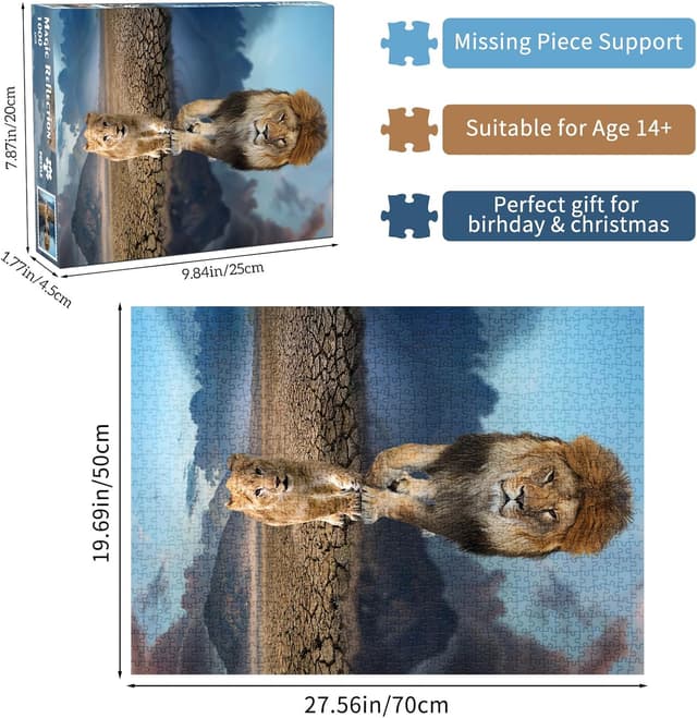 Thumbnail 5 de HUADADA 1000 Piece Jigsaw Puzzle