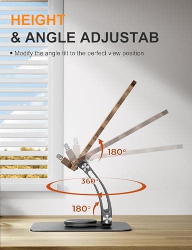 Thumbnail 4 de Tounee Soporte de Libro Giratorio 360° para Lectores - Negro