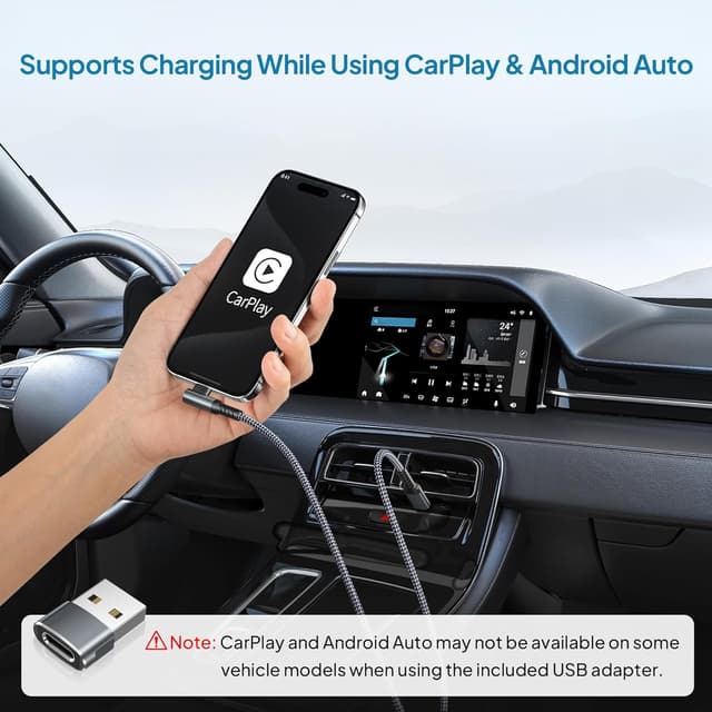 Detalle 2 de Elebase 90-Grad Ladekabel für iPhone 17 Pro – 2 m USB-C PD Schnellladekabel mit USB-Adapter