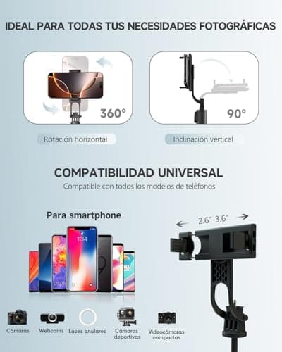 Thumbnail 4 de RISEOFLE 180cm Trípode para móvil