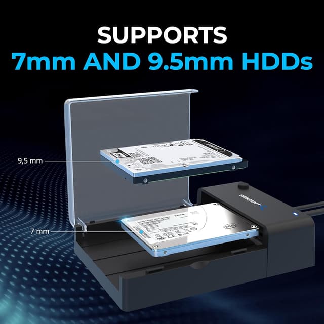 Thumbnail 4 de SABRENT Hard Drive Docking Station 2.5–3.5"