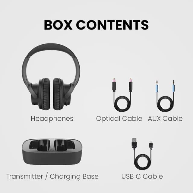 Thumbnail 6 de Avantree Ensemble Wireless TV Headphones 35H