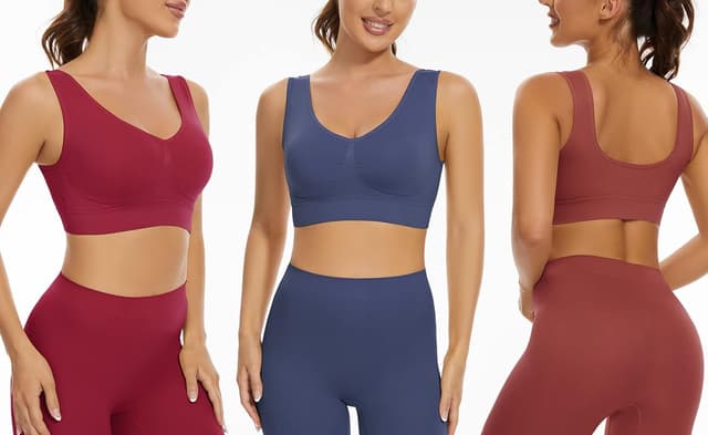 Thumbnail 2 de Lemef Sujetador Deportiva sin Costuras 3 unidades 🎽