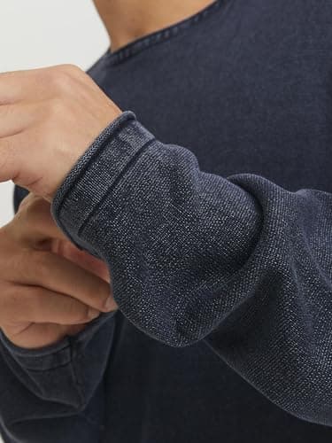 Thumbnail 4 de Jack & Jones Jjeleo Knit Crew Neck L azul marino