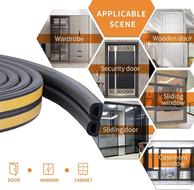 Thumbnail 6 de Dichtungsband für Türen und Fenster 10 m