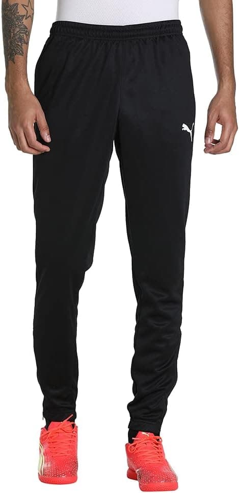 Detalle de PUMA Unisex Jogginghose Teamrise Poly Training Pants – mit Kordelzug, Seitentaschen & Beinreißverschlüssen