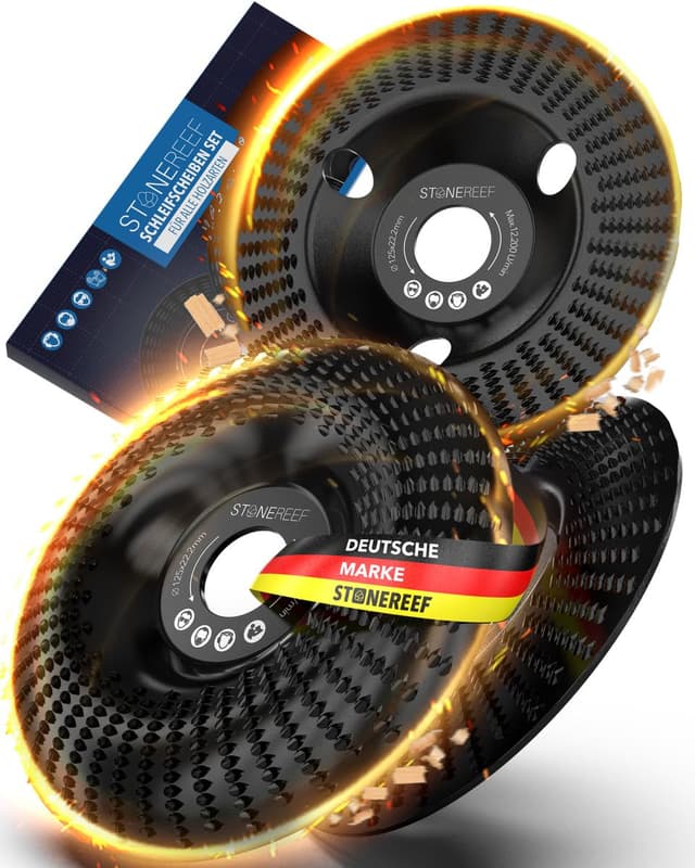 Imagen de Holz Schleifscheibe 125mm 3er Set für Winkelschleifer en OfertitasTOP