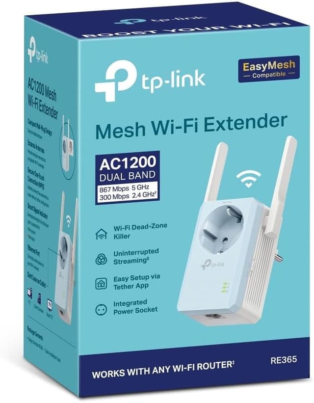 Thumbnail 6 de TP-Link RE365 V3 AC1200 ripetitore Wi-Fi