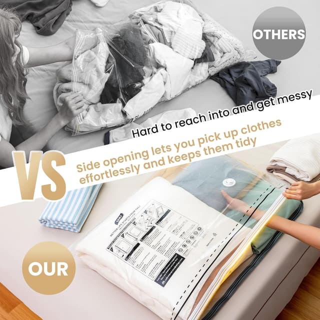 Thumbnail 4 de TAILI Vakuumbeutel 8 Stück 100x70/80x60 cm