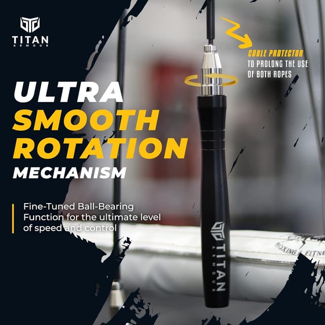 Thumbnail 5 de Titan Armour Premium Self-Locking Adjustable Jump Rope