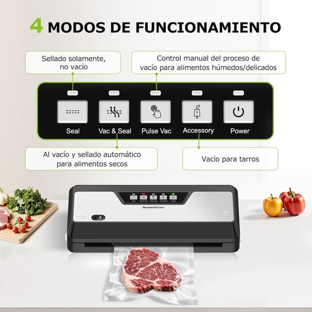 Thumbnail 3 de Bonsenkitchen Envasadora al Vacío 125 W