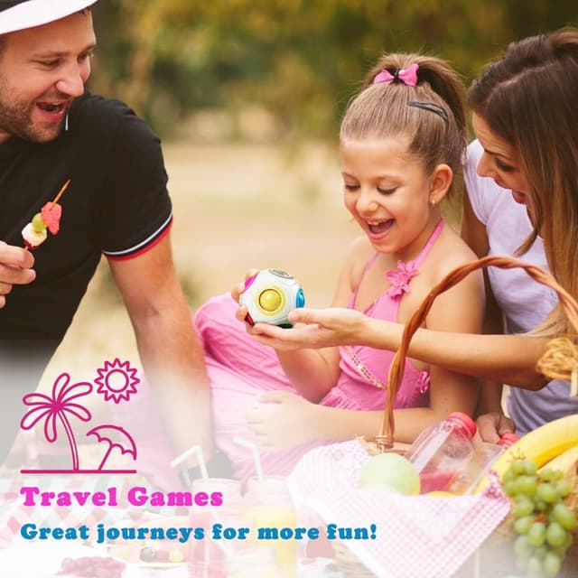 Thumbnail 3 de EACHHAHA Rainbow Ball Boule Magique 2 pièces