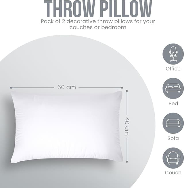 Thumbnail 4 de Utopia Bedding Relleno de Cojín 40x60 cm (2 Unidades) 🛋