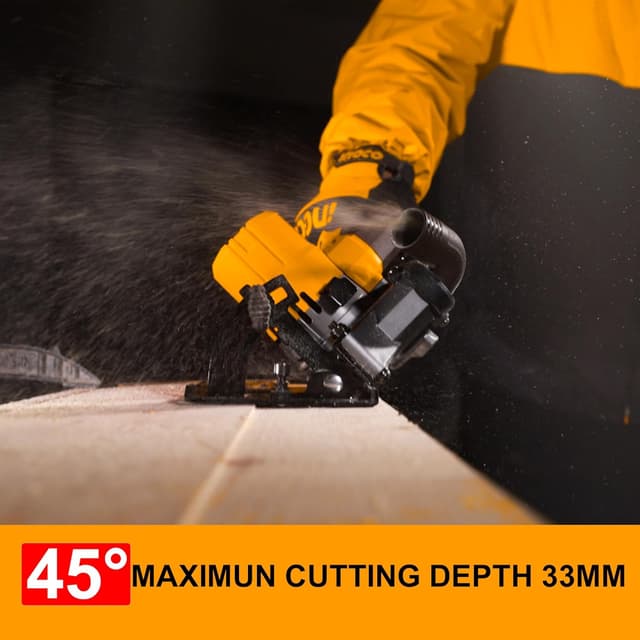 Thumbnail 3 de INGCO CSLI14021 20V Cordless Circular Saw 140mm