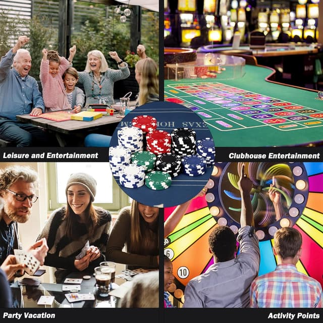 Thumbnail 4 de LUOBAO 11.5g Poker Chips 100pc 🎲