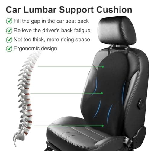 Thumbnail 3 de Ainiv Cojín Lumbar Ergonomico para Coche y Oficina