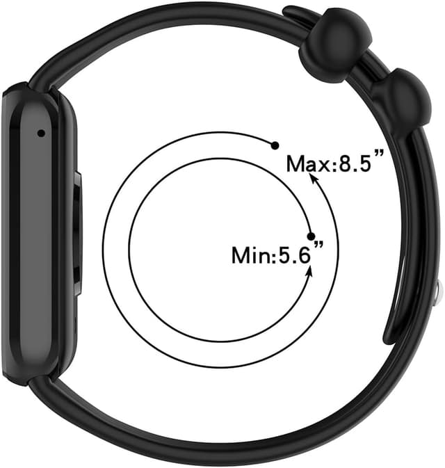 Detalle 1 de FYISWHO replacement silicone band for Redmi Watch 4/Redmi Watch 5 and Xiaomi Smart Band 8 Pro/9 Pro