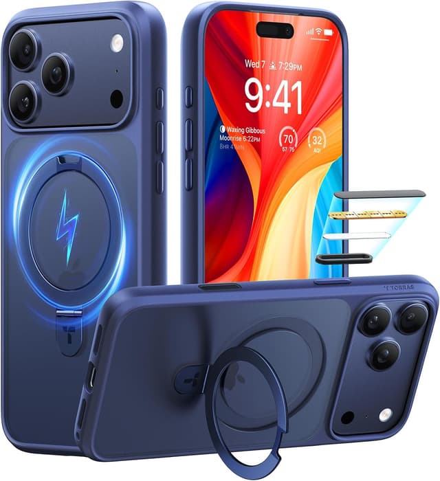 Detalle de TORRAS Ostand iPhone 17 Pro case, 6.3" slim