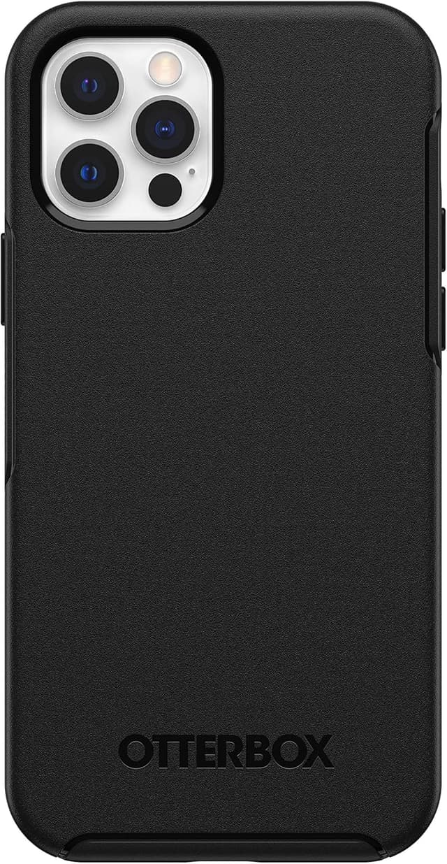 Detalle de OtterBox Cover Symmetry per iPhone 12 / iPhone 12 Pro: sottile antiurto fino a 2 metri, nero