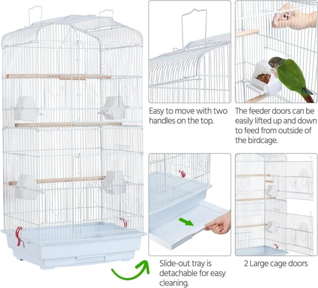 Thumbnail 4 de Yaheetech 104cm Parrot Cage