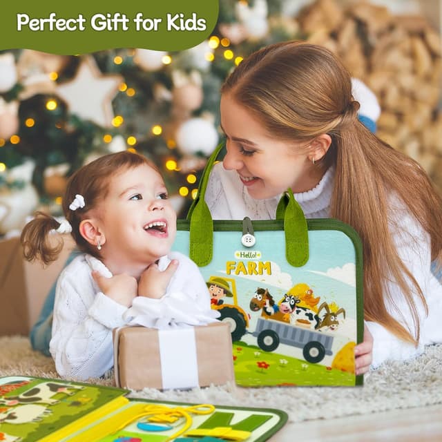 Thumbnail 6 de Almaxi Busy Board Montessori 10 in 1 per bambini 1–4 anni