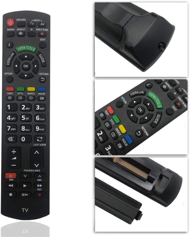 Detalle 1 de Replacement N2QAYB000487 Panasonic TV Remote Control (No setup needed) for Viera Smart TVs