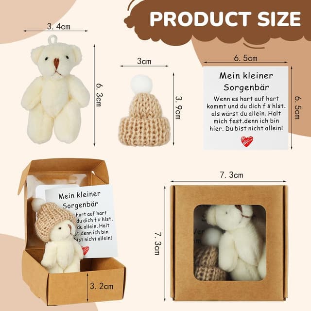 Thumbnail 1 de Vicloon Orsetto in Scatola Mini peluche tascabile