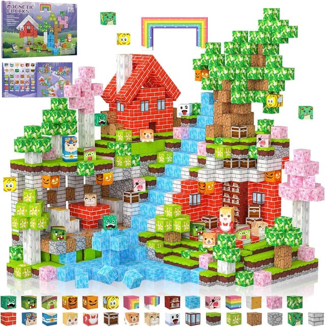 Detalle de Crifeton Costruzioni Magnetiche per Bambini, 150 pezzi da 2 cm (a partire da 3 anni)