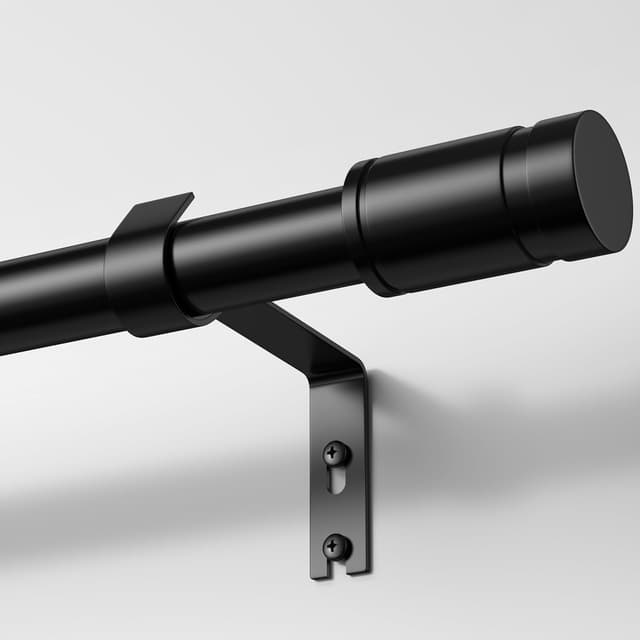 Imagen de TRAROD 81-236 cm Black Curtain Pole en OfertitasTOP