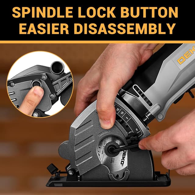 Detalle 1 de DEKOPRO Mini Circular Saw 600W 85mm