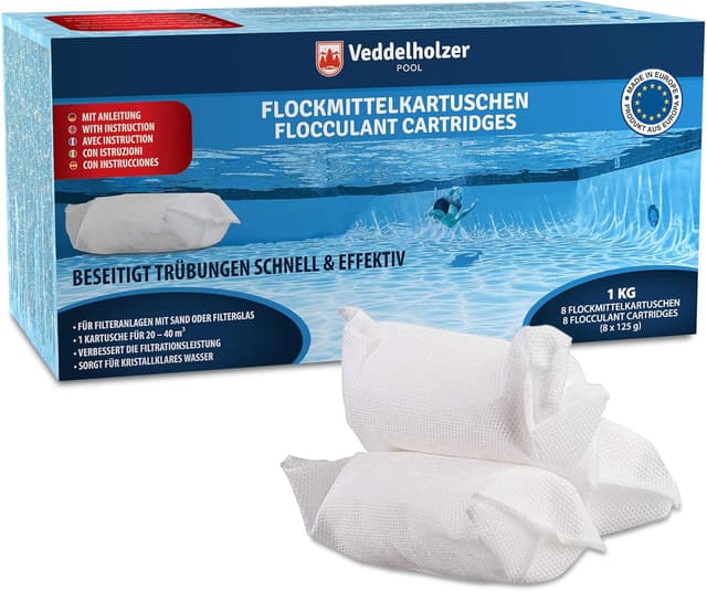 Imagen de Veddelholzer 1 kg cartucce flocculanti per piscina en OfertitasTOP