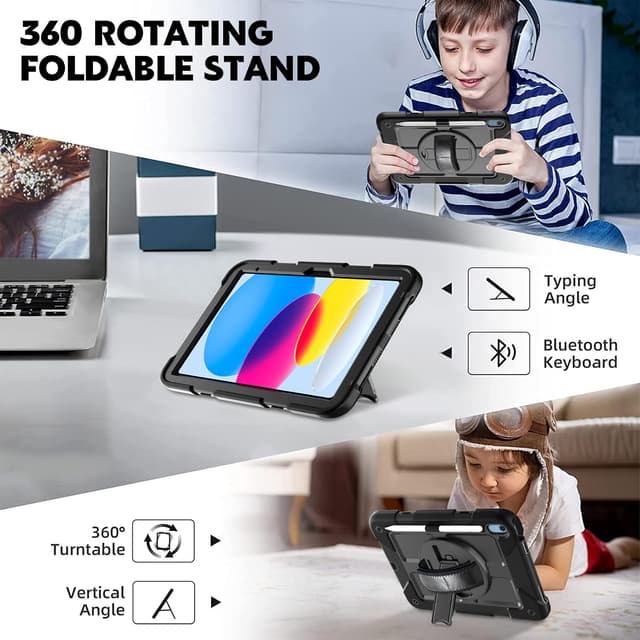 Thumbnail 5 de BMOUO Case for iPad 11" 360° Rotating Stand