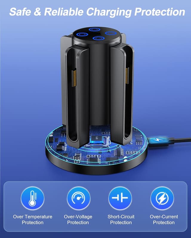 Detalle de WAXITY Ladestation für 4 Controller