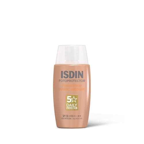 Imagen de ISDIN Fusion Water MAGIC Medium SPF 50 Protector Solar Facial de Uso Diario Ultraligero con Color Tono de Piel Unificado con Efecto Buena Cara 50ml en OfertitasTOP