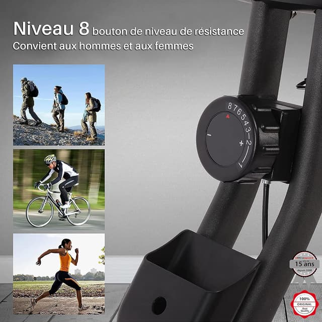 Thumbnail 4 de Ultrasport F-Bike Pro Vélo d’intérieur pliant