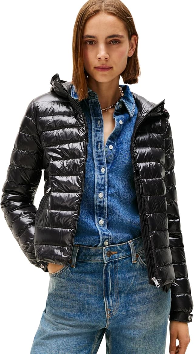 Detalle de Tommy Hilfiger piumino con cappuccio donna 46788