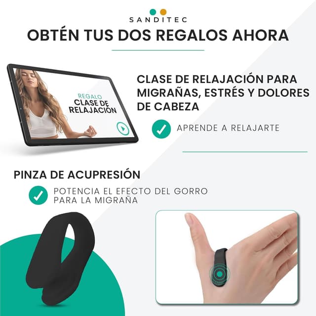 Thumbnail 4 de Gorro migraña alivio inmediato