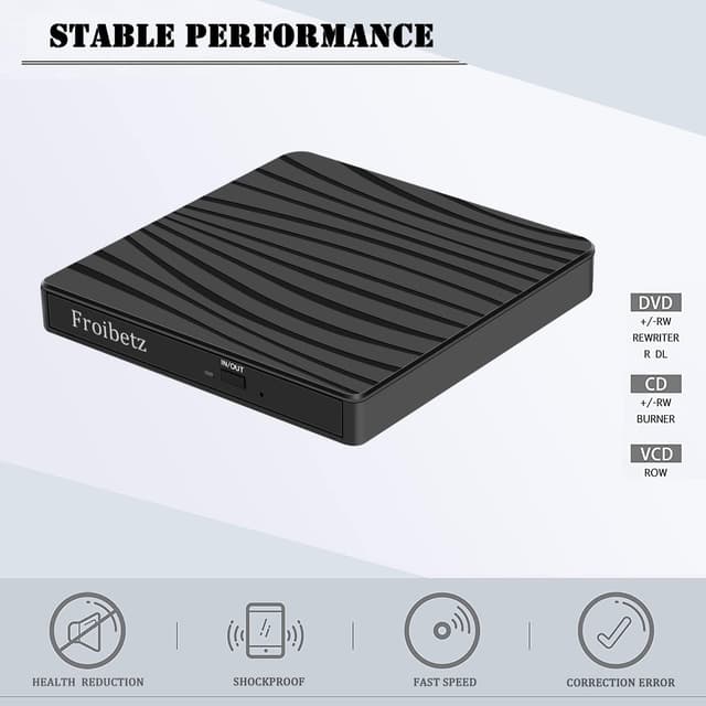 Detalle 2 de Froibetz CD DVD Drive USB 3.0