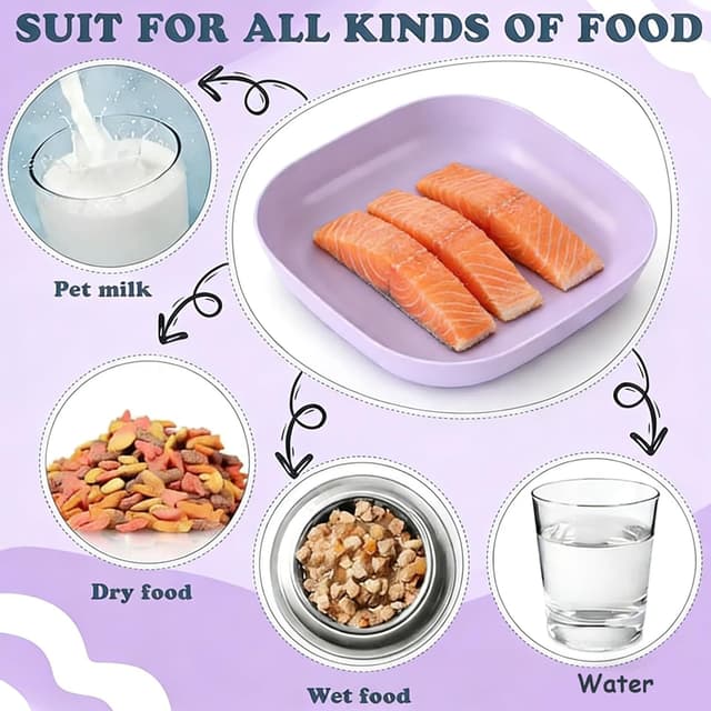 Thumbnail 1 de 12 Pack Cat Bowls Whisker Friendly