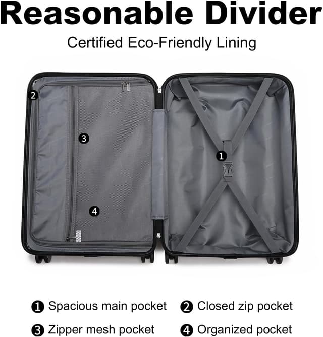 Thumbnail 6 de British Traveller Hartschalenkoffer 57 L