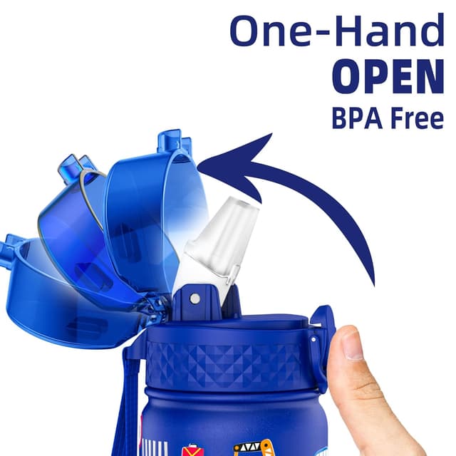 Detalle de GOPPUS Trinkflasche Kinder 420ml Edelstahl