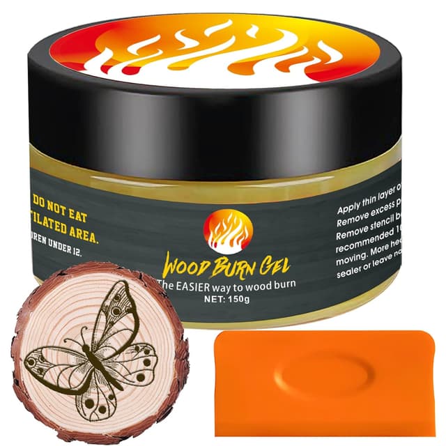 Detalle de Pâte de marquage au gel pour combustion du bois 150 g – 150g Wood burning gel