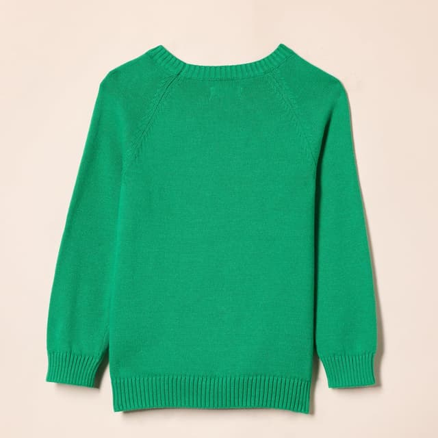Detalle de Cotton crewneck sweater for boys, relaxed fit